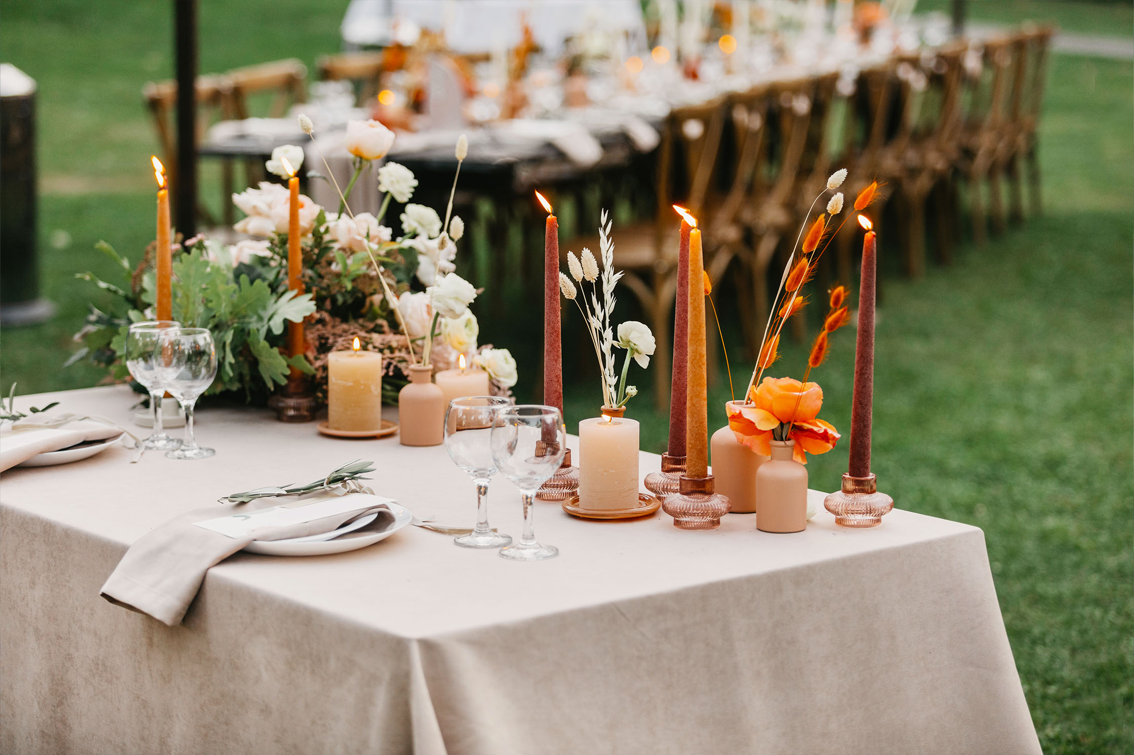 décoration de table bohème