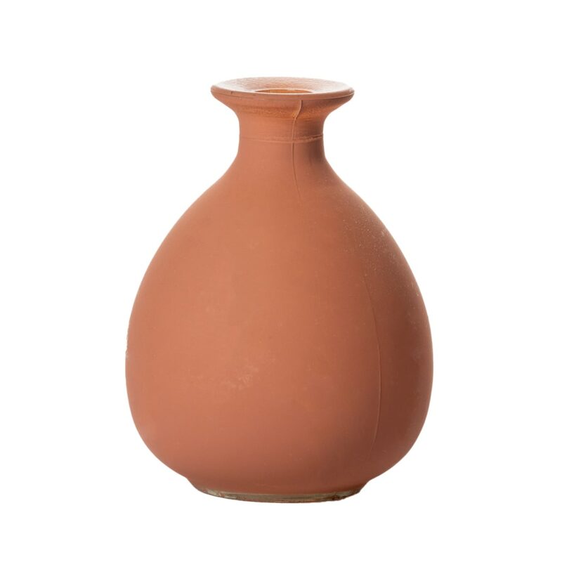 Vase terracotta mat