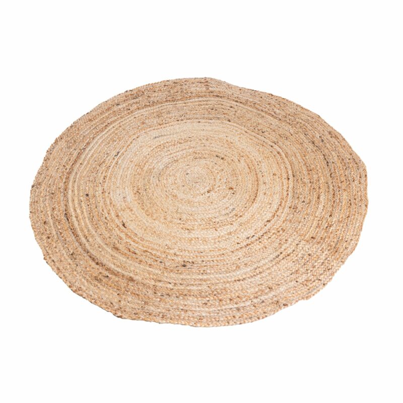 tapis rond jute classique